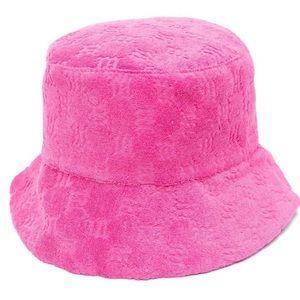 MISBHV towel pink logo bucket hat
